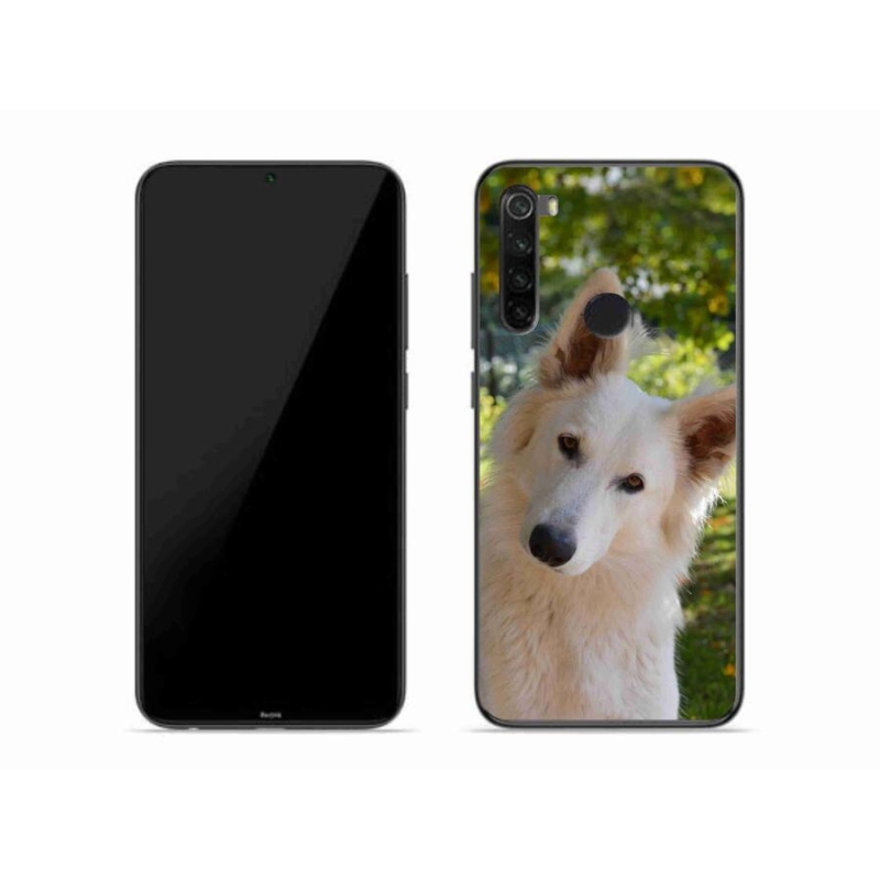 Gél borítás mmCase a Xiaomi Redmi Note 8-hoz - fehér svájci juhász 1