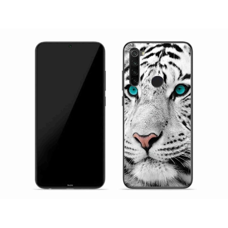 Gél borítás mmCase a Xiaomi Redmi Note 8-hoz - fehér tigris