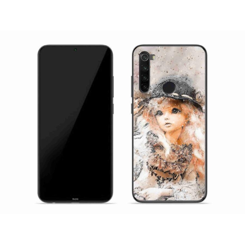 Gél borító mmCase a Xiaomi Redmi Note 8-hoz - lány kalapban