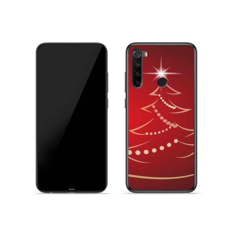 Gél borítás mmCase a Xiaomi Redmi Note 8-hoz - karácsonyfa karikatúra