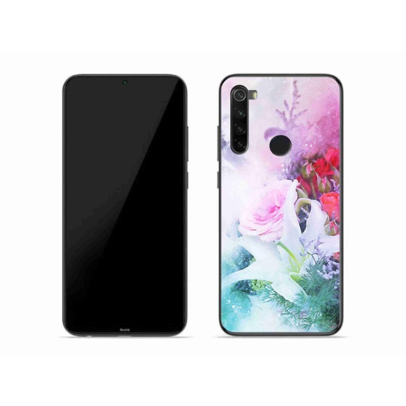 Gél borító mmCase a Xiaomi Redmi Note 8-hoz - virágok 4