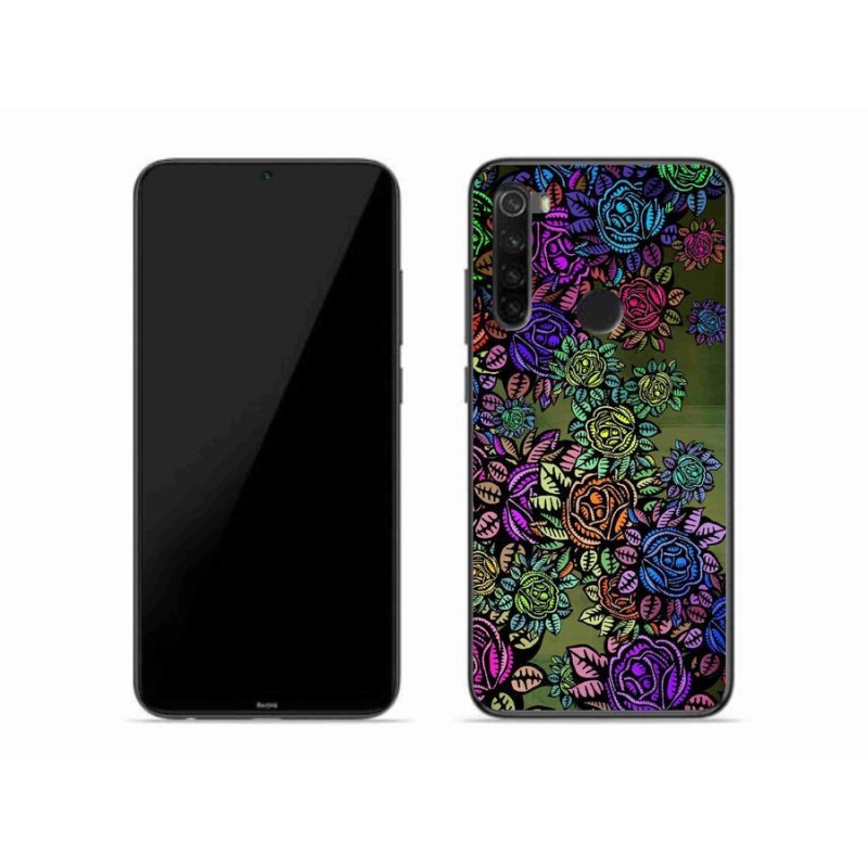 Gél borító mmCase a Xiaomi Redmi Note 8-hoz - virágok 6