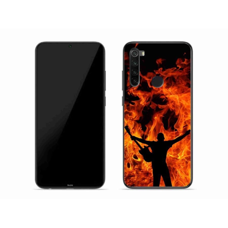 Gél borító mmCase a Xiaomi Redmi Note 8-hoz - zenész és tűz