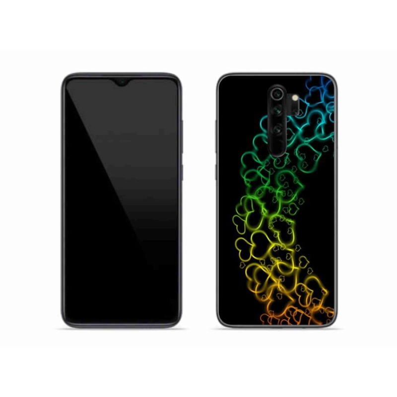 Gél borítás mmCase a Xiaomi Redmi Note 8 Pro készülékhez - színes szívek