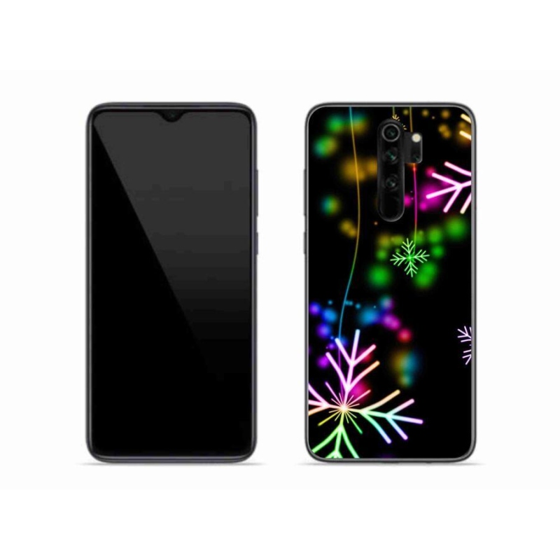 Gél borítás mmCase a Xiaomi Redmi Note 8 Pro készülékhez - színes pelyhekkel