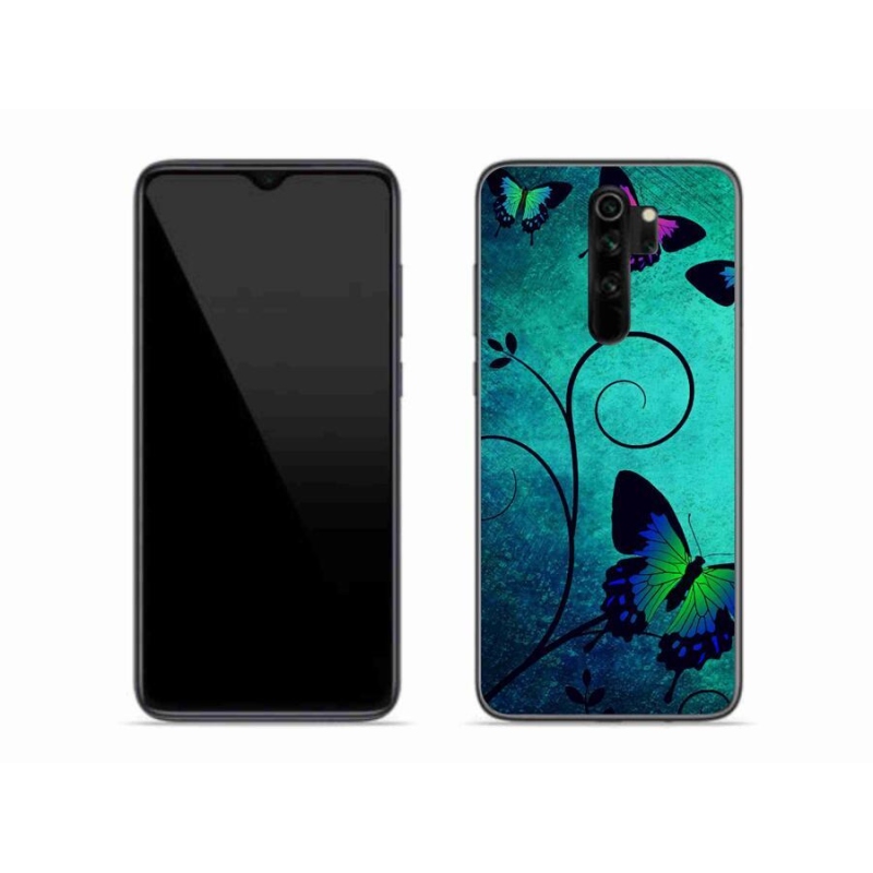 Gél borítás mmCase a Xiaomi Redmi Note 8 Pro számára - színes pillangók