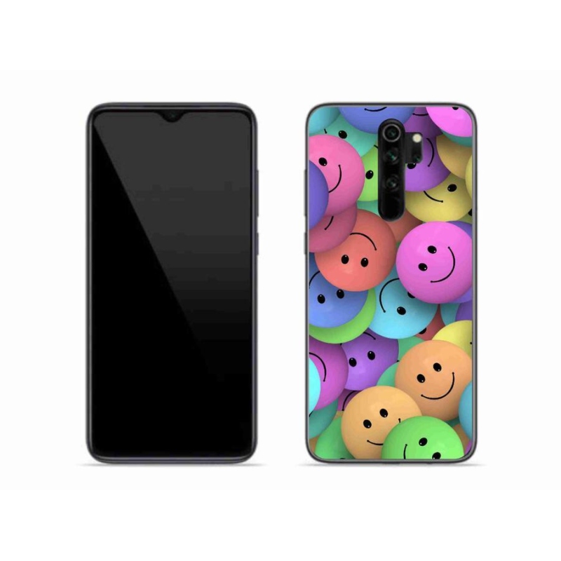 Gél borítás mmCase a Xiaomi Redmi Note 8 Pro számára - színes smiley-k