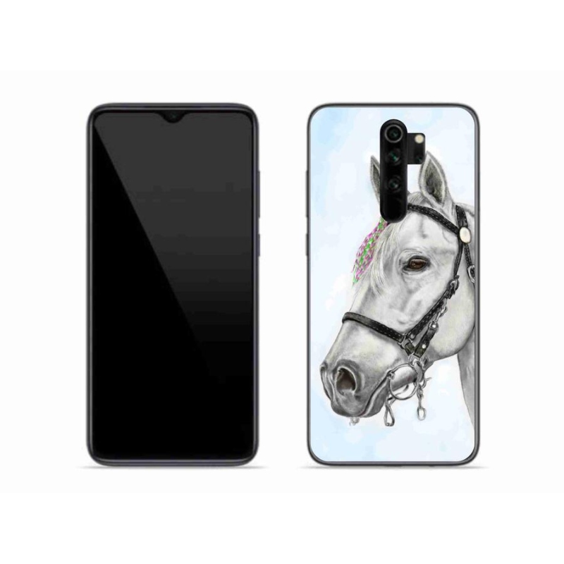 Gél borítás mmCase a Xiaomi Redmi Note 8 Pro-hoz - fehér ló 1