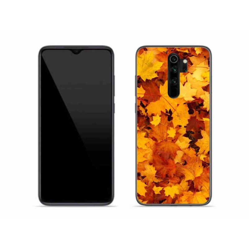 Gél borítás mmCase a Xiaomi Redmi Note 8 Pro számára - juharlevelek