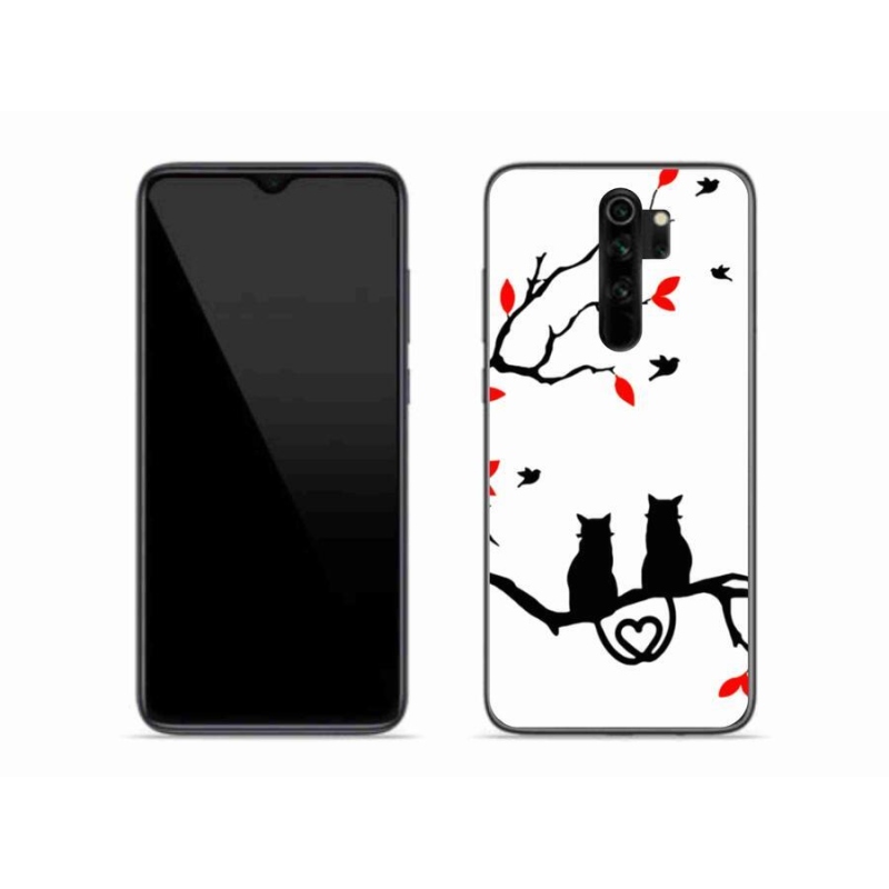 Gél borítás mmCase a Xiaomi Redmi Note 8 Pro számára - macska szeretet