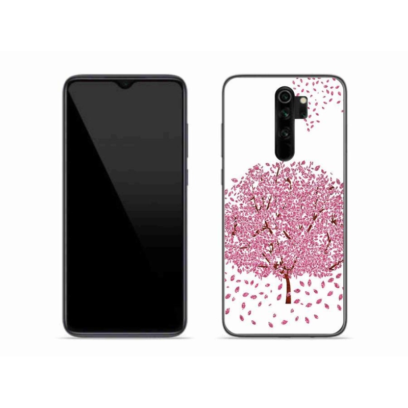 Gél borítás mmCase a Xiaomi Redmi Note 8 Pro számára - rajzfilmfa levelekkel