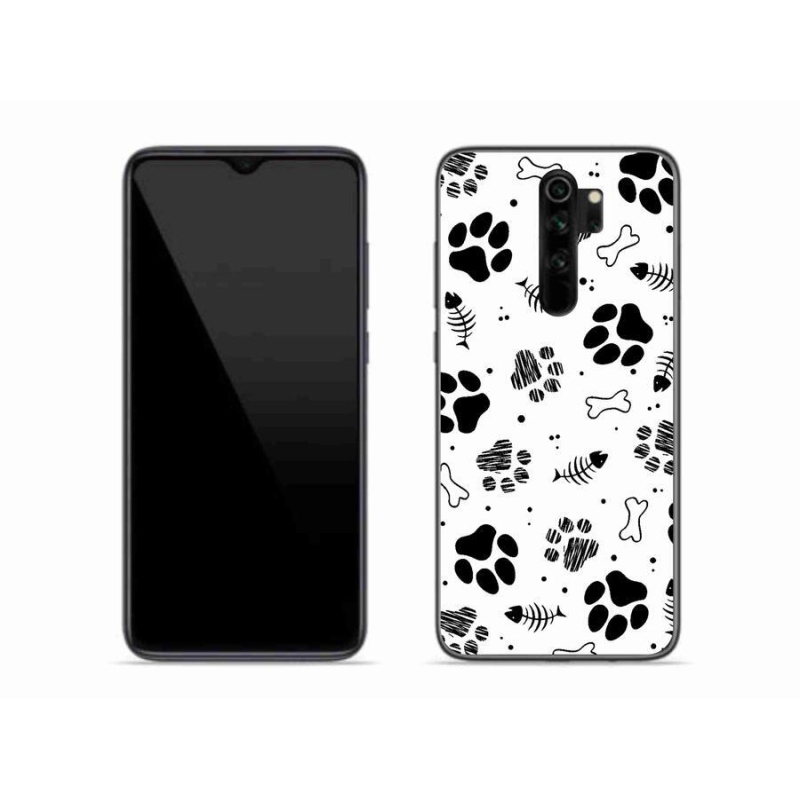 Gél borítás mmCase a Xiaomi Redmi Note 8 Pro-hoz - kutyamancsok 1