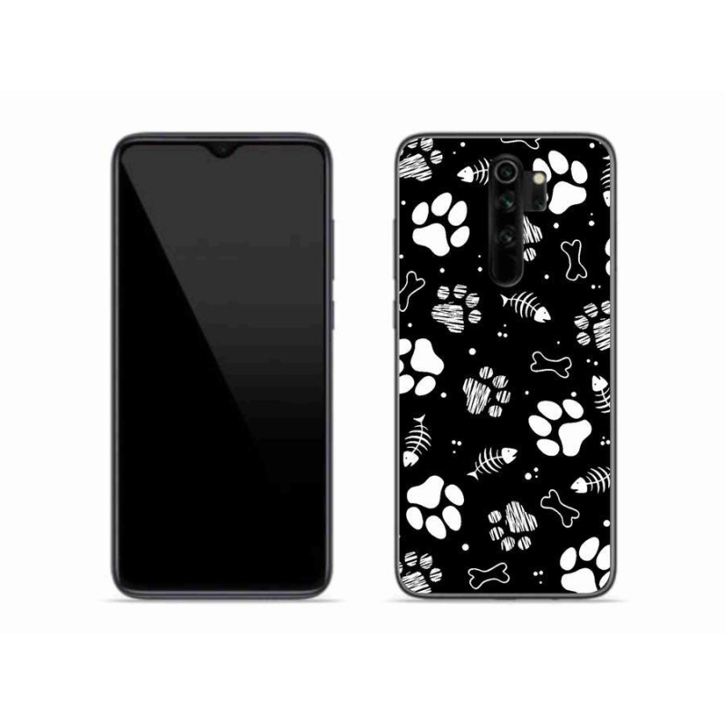 Gél borítás mmCase a Xiaomi Redmi Note 8 Pro számára - kutyamancsok