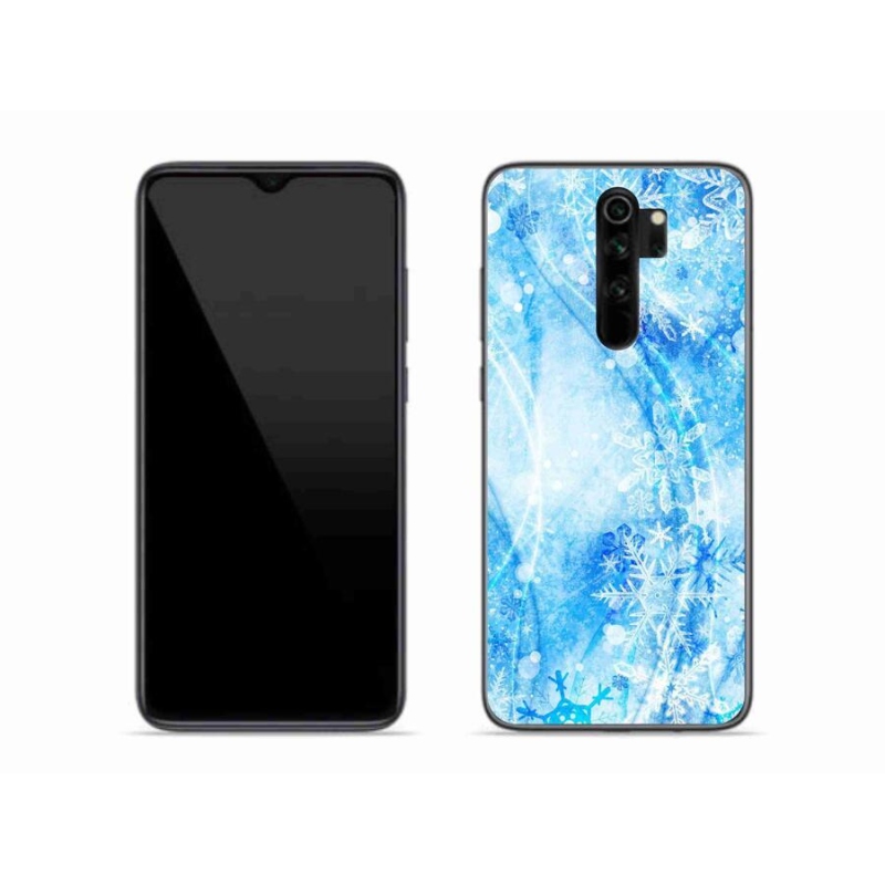 Gél borítás mmCase a Xiaomi Redmi Note 8 Pro készülékhez - hópelyhek