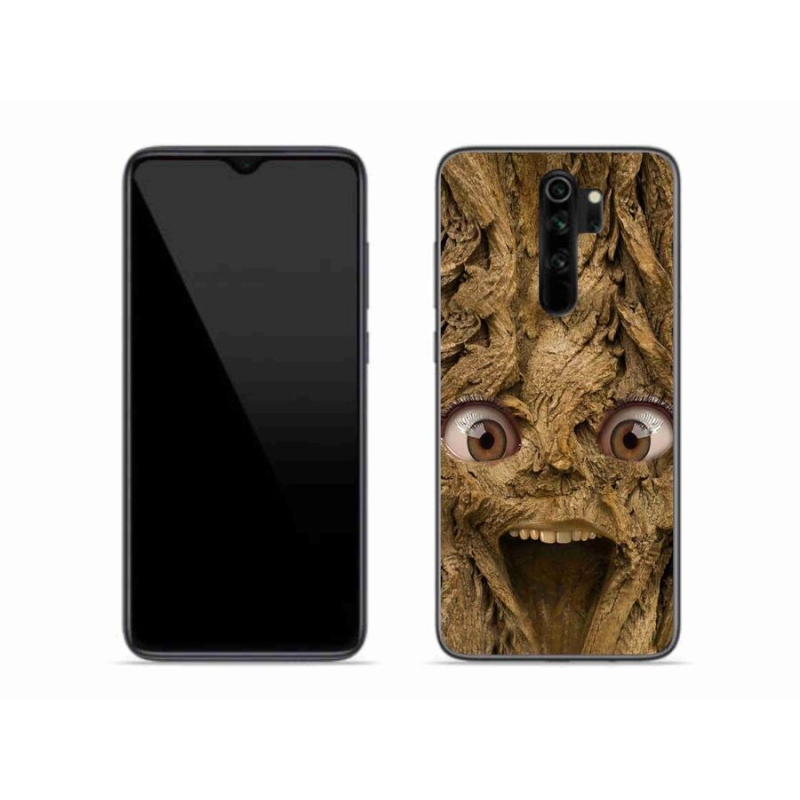 Gél borítás mmCase a Xiaomi Redmi Note 8 Pro számára - vidám fa szemekkel