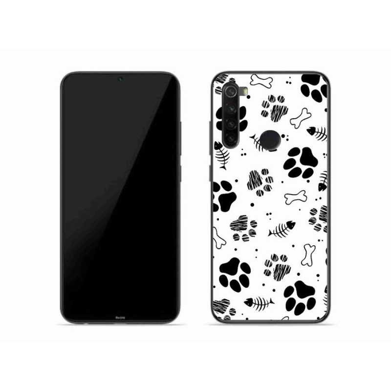 Gél borítás mmCase a Xiaomi Redmi Note 8-hoz - kutyamancsok 1