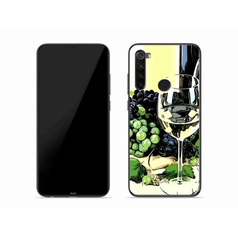 Gél borítás mmCase a Xiaomi Redmi Note 8-hoz - pohár bor