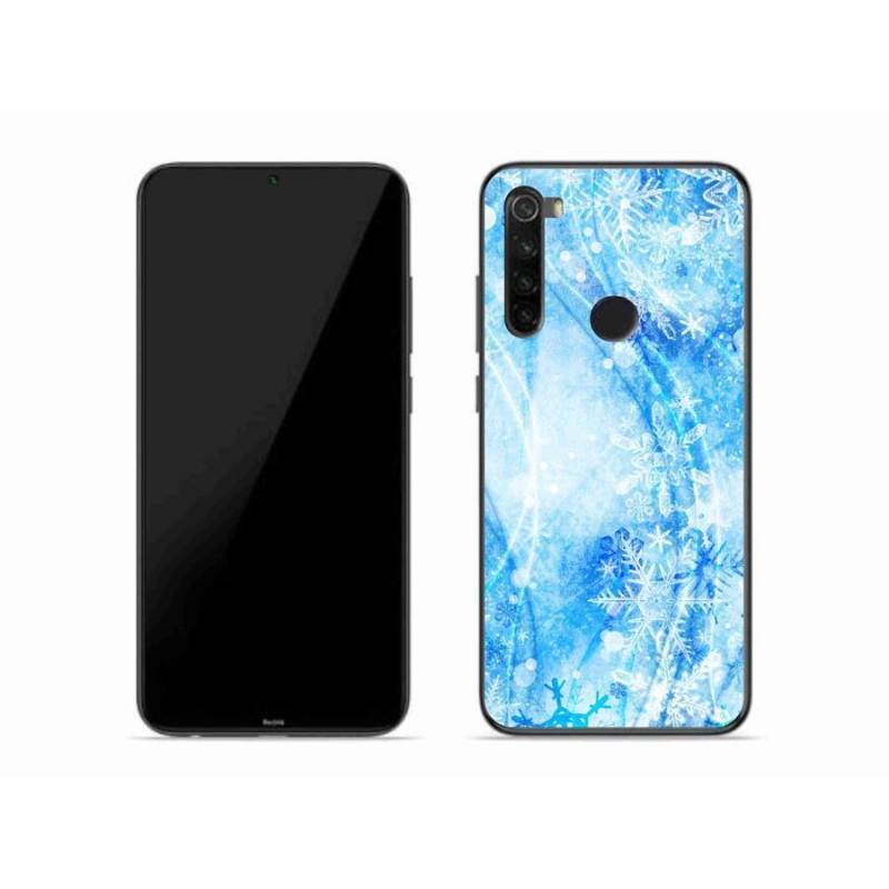 Gél borítás mmCase a Xiaomi Redmi Note 8-hoz - hópelyhek