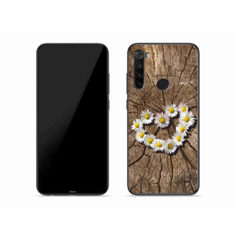 Gél borítás mmCase a Xiaomi Redmi Note 8-hoz - százszorszépek szíve