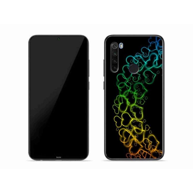 Gél borítás mmCase a Xiaomi Redmi Note 8T-hez - színes szívek