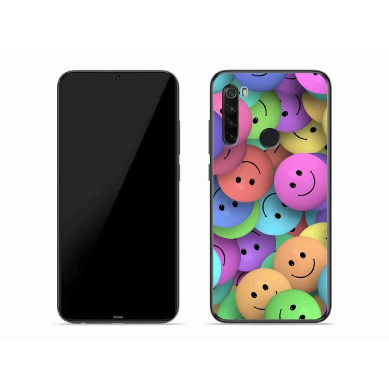 Gél borítás mmCase a Xiaomi Redmi Note 8T-hez - színes smiley-k
