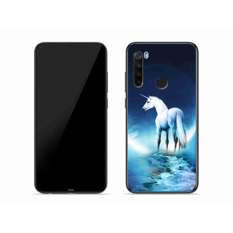 Gél borítás mmCase a Xiaomi Redmi Note 8T-hez - fehér egyszarvú