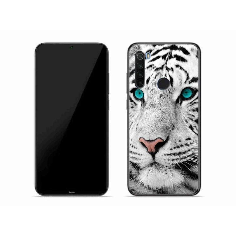 Gél borítás mmCase a Xiaomi Redmi Note 8T-hez - fehér tigris