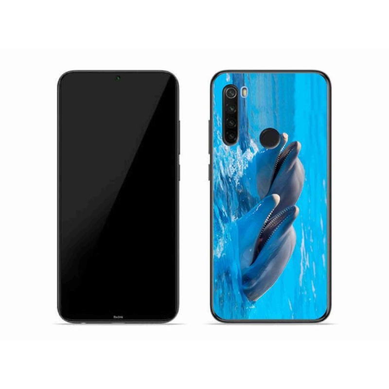 Gél borítás mmCase a Xiaomi Redmi Note 8T-hez - delfinek