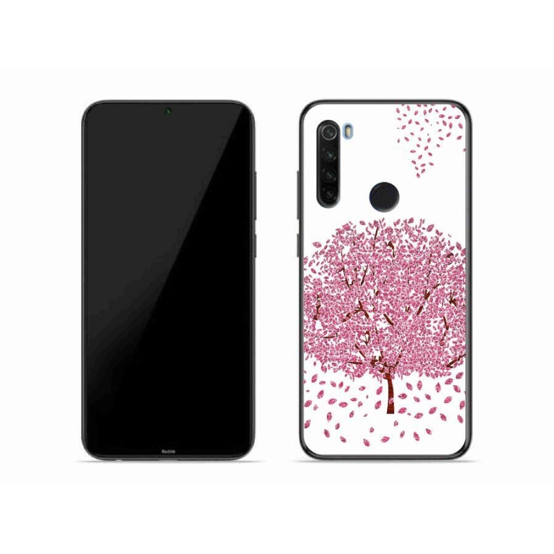 Gél borítás mmCase a Xiaomi Redmi Note 8T-hez - rajzfilmfa levelekkel