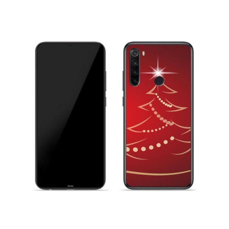 Gél borítás mmCase a Xiaomi Redmi Note 8T-hez - karácsonyfa karikatúra