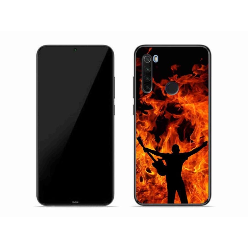 Gél borító mmCase a Xiaomi Redmi Note 8T-hez - zenész és tűz