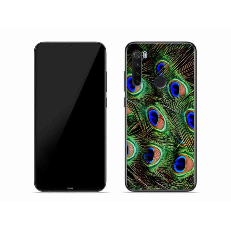 Zselés borítás mmCase a Xiaomi Redmi Note 8T-hez - pávatoll