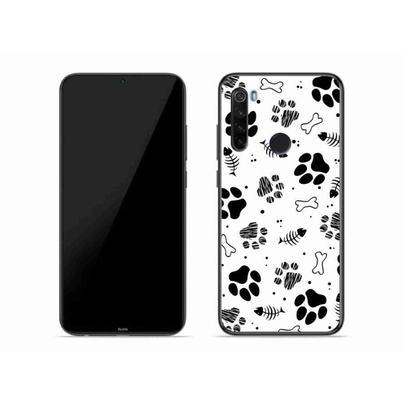 Gél borítás mmCase a Xiaomi Redmi Note 8T-hez - kutyamancsok 1