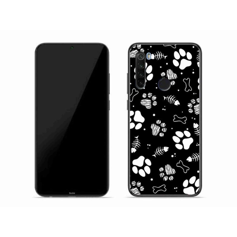 Gél borító mmCase a Xiaomi Redmi Note 8T-hez - kutyamancsok