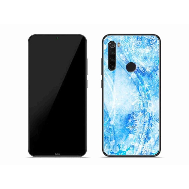 Gél borítás mmCase a Xiaomi Redmi Note 8T-hez - hópelyhek