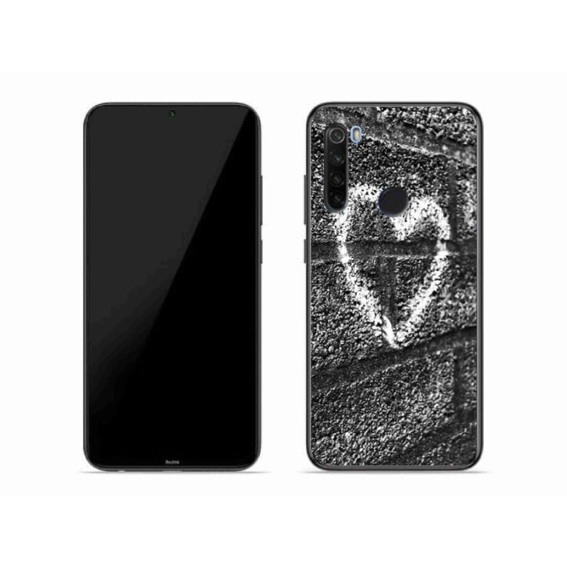 Gél borítás mmCase a Xiaomi Redmi Note 8T-hez - szív a falon