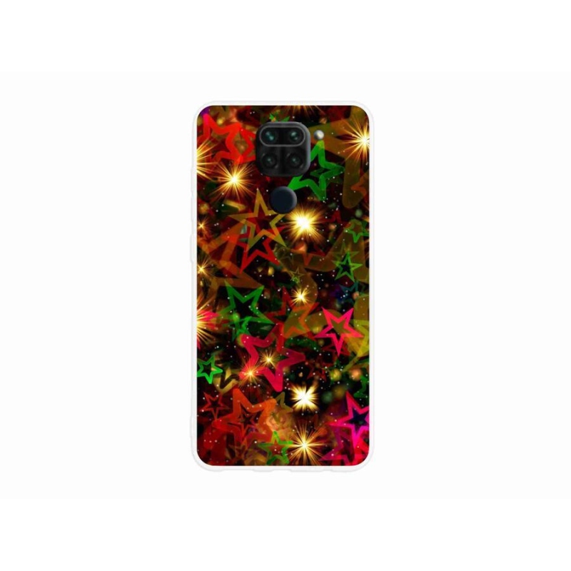 Gél borítás mmCase a Xiaomi Redmi Note 9-hez - színes csillagok