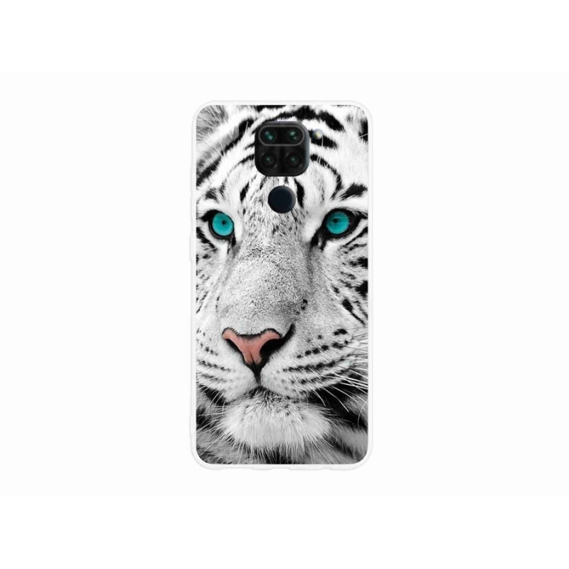 Gél borítás mmCase a Xiaomi Redmi Note 9-hez - fehér tigris