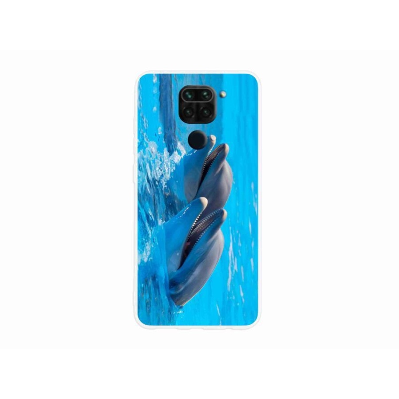 Gél borítás mmCase a Xiaomi Redmi Note 9-hez - delfinek
