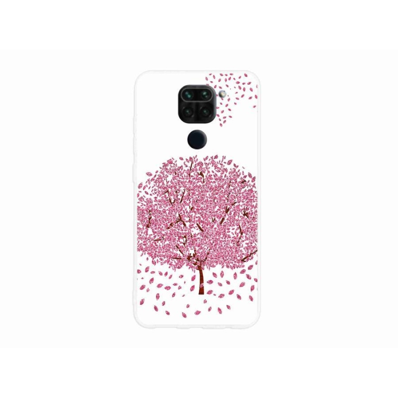 Gél borítás mmCase a Xiaomi Redmi Note 9-hez - rajzfilmfa levelekkel