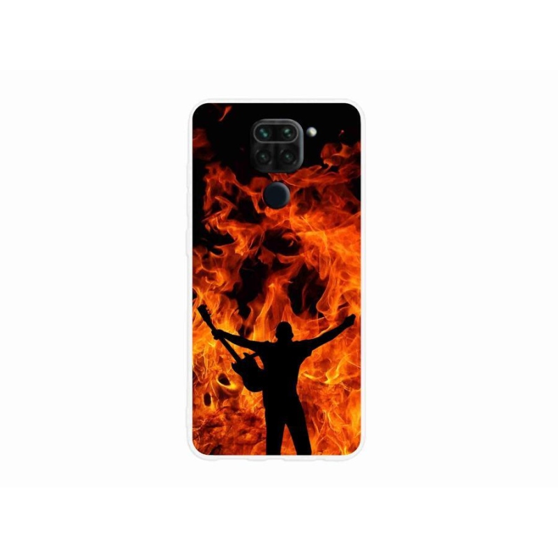 Gél borító mmCase a Xiaomi Redmi Note 9-hez - zenész és tűz
