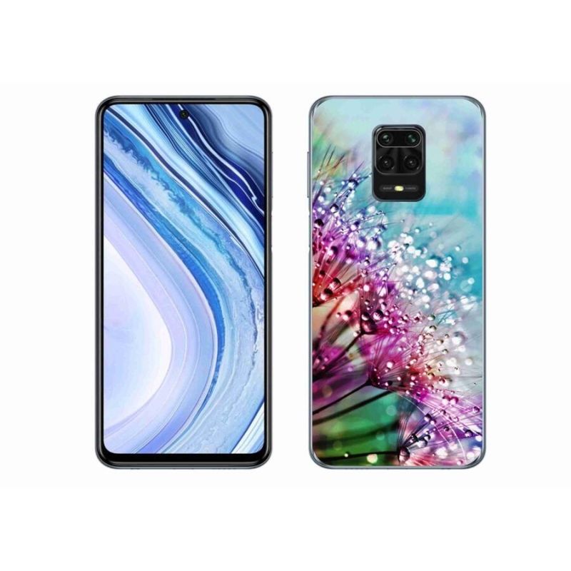 Gél borítás mmCase a Xiaomi Redmi Note 9 Pro számára - színes virágok