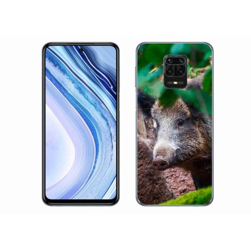 Gél borítás mmCase a Xiaomi Redmi Note 9 Pro számára - vaddisznó