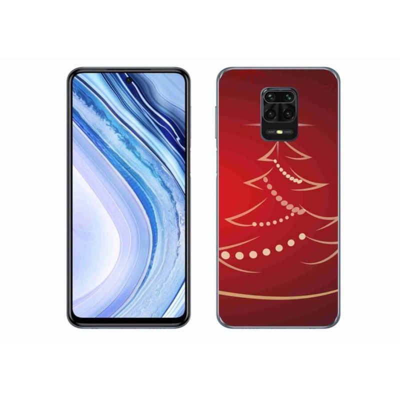 Gél borítás mmCase a Xiaomi Redmi Note 9 Pro számára - karácsonyfa karikatúra