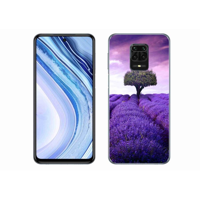 Gél borítás mmCase a Xiaomi Redmi Note 9 Pro készülékhez - levendula réten