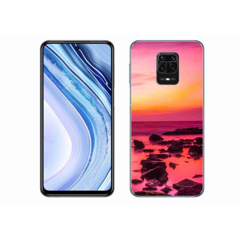 Gél borítás mmCase a Xiaomi Redmi Note 9 Pro számára - tenger és ragyogás