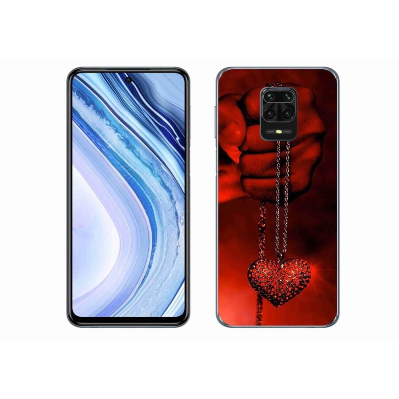 Gél borítás mmCase a Xiaomi Redmi Note 9 Pro számára - nyaklánc