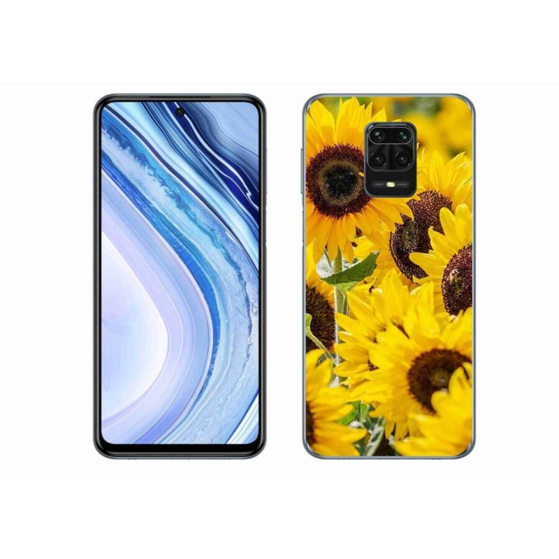 Gél borítás mmCase a Xiaomi Redmi Note 9 Pro készülékhez - Napraforgó