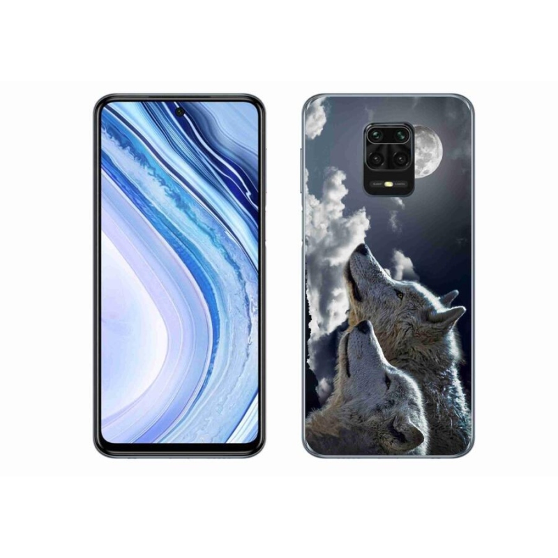 Gél borítás mmCase a Xiaomi Redmi Note 9 Pro számára - farkasok