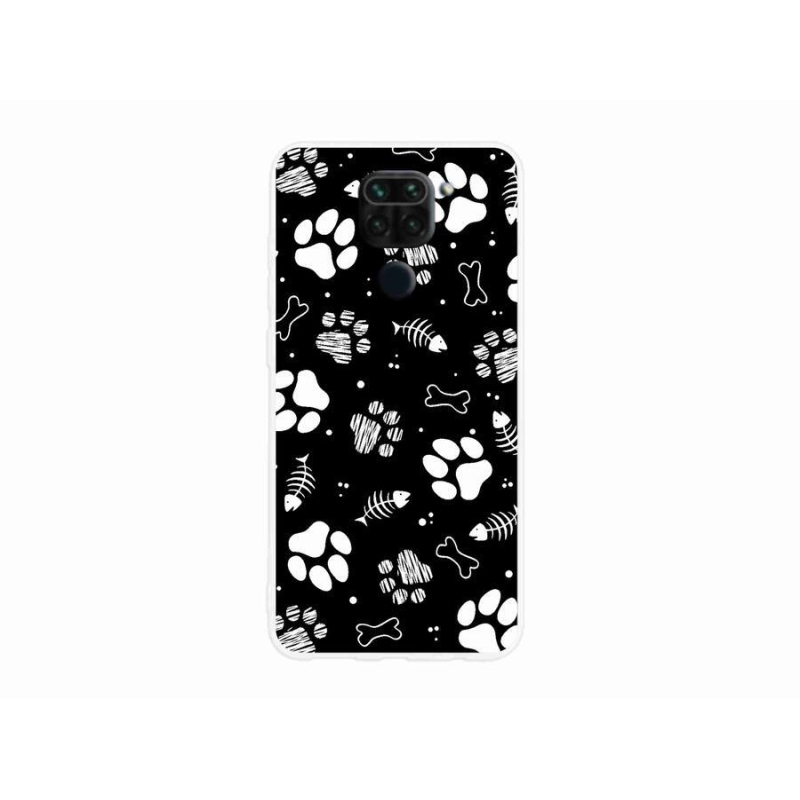 Gél borítás mmCase a Xiaomi Redmi Note 9-hez - kutyamancsok